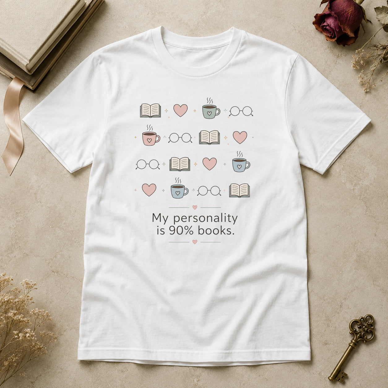 90% Books T-Shirt