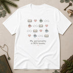 90% Books T-Shirt - White