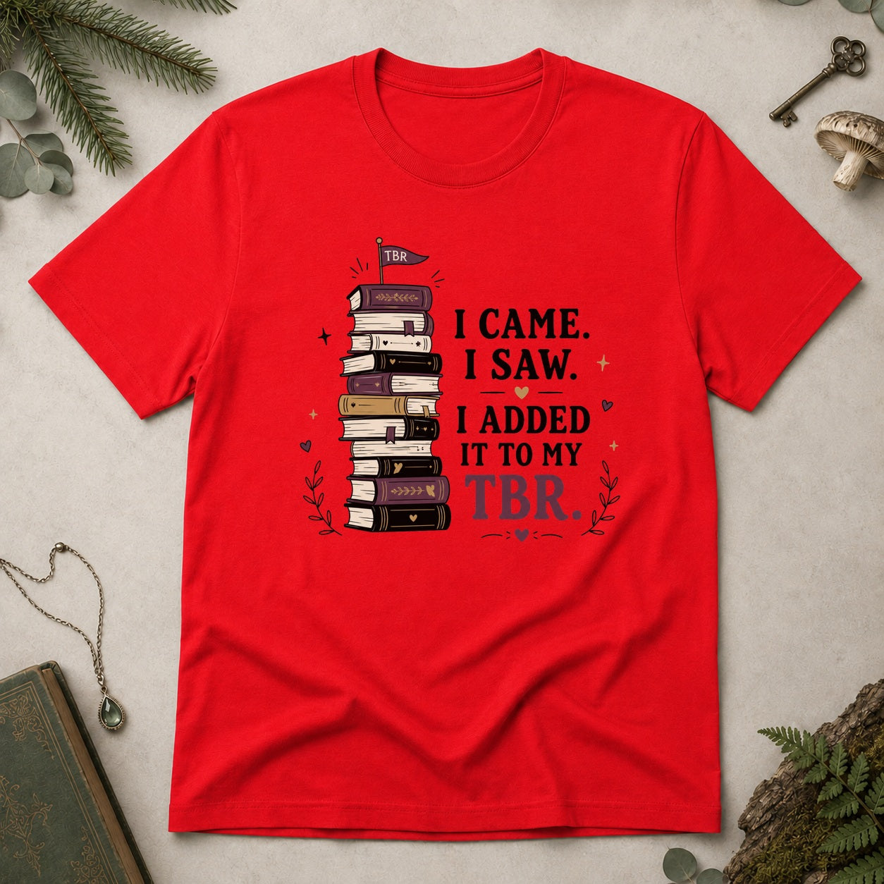 Added to my TBR T-Shirt - Red