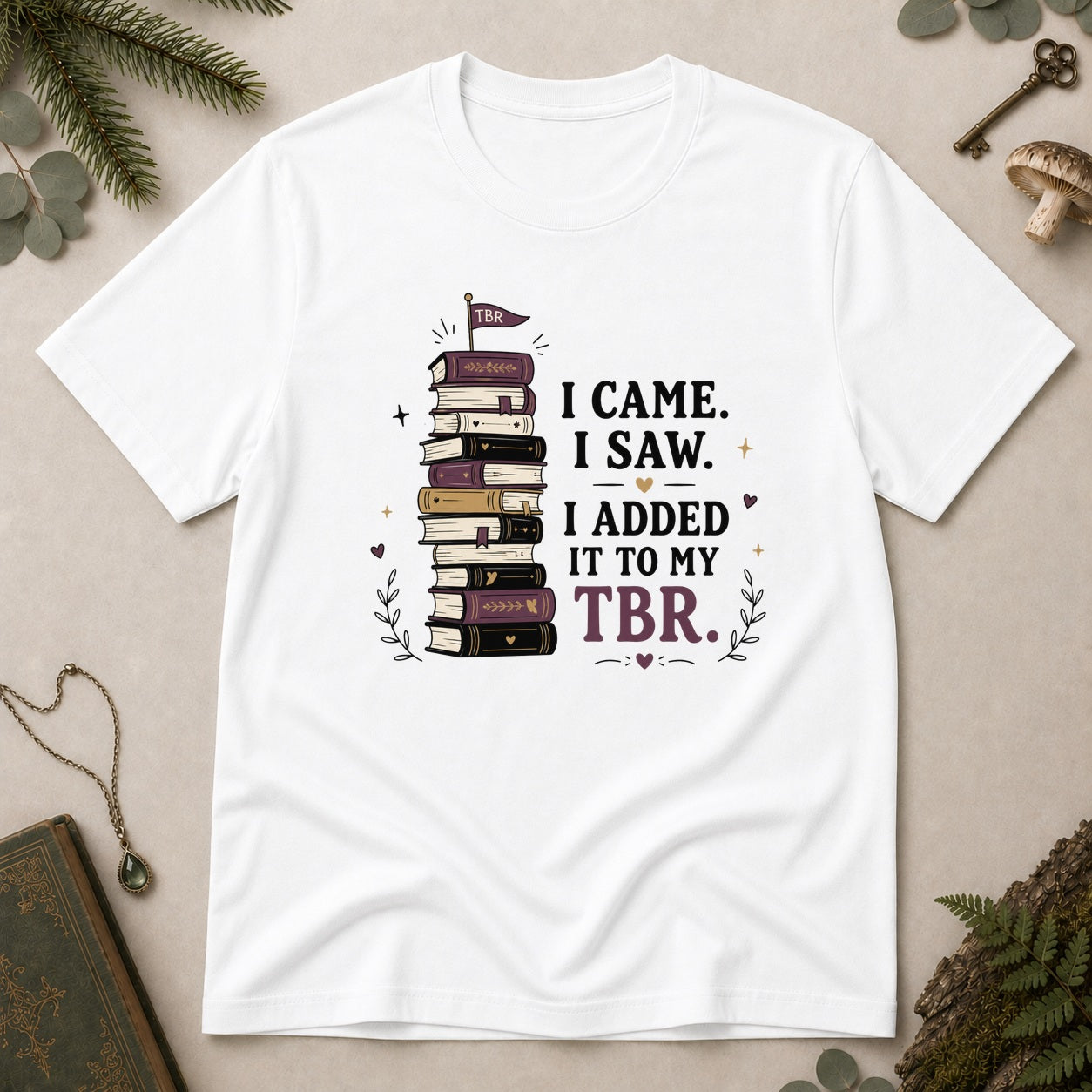 Added to my TBR T-Shirt - White