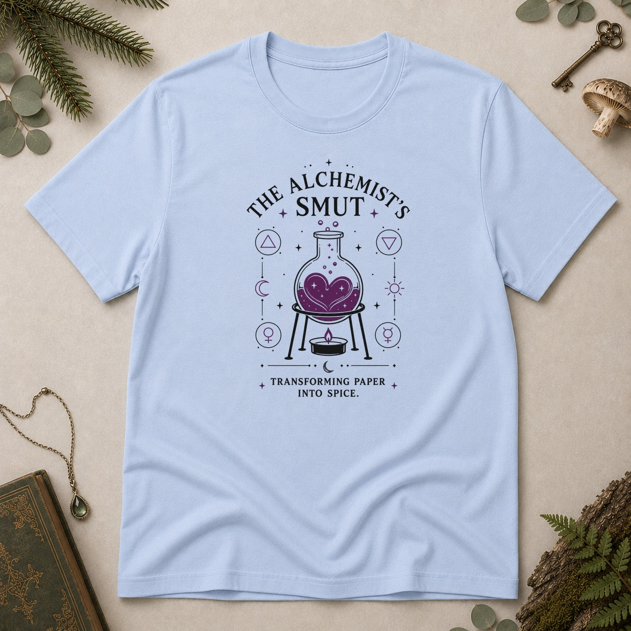 Alchemists Smut T-Shirt - Light Blue