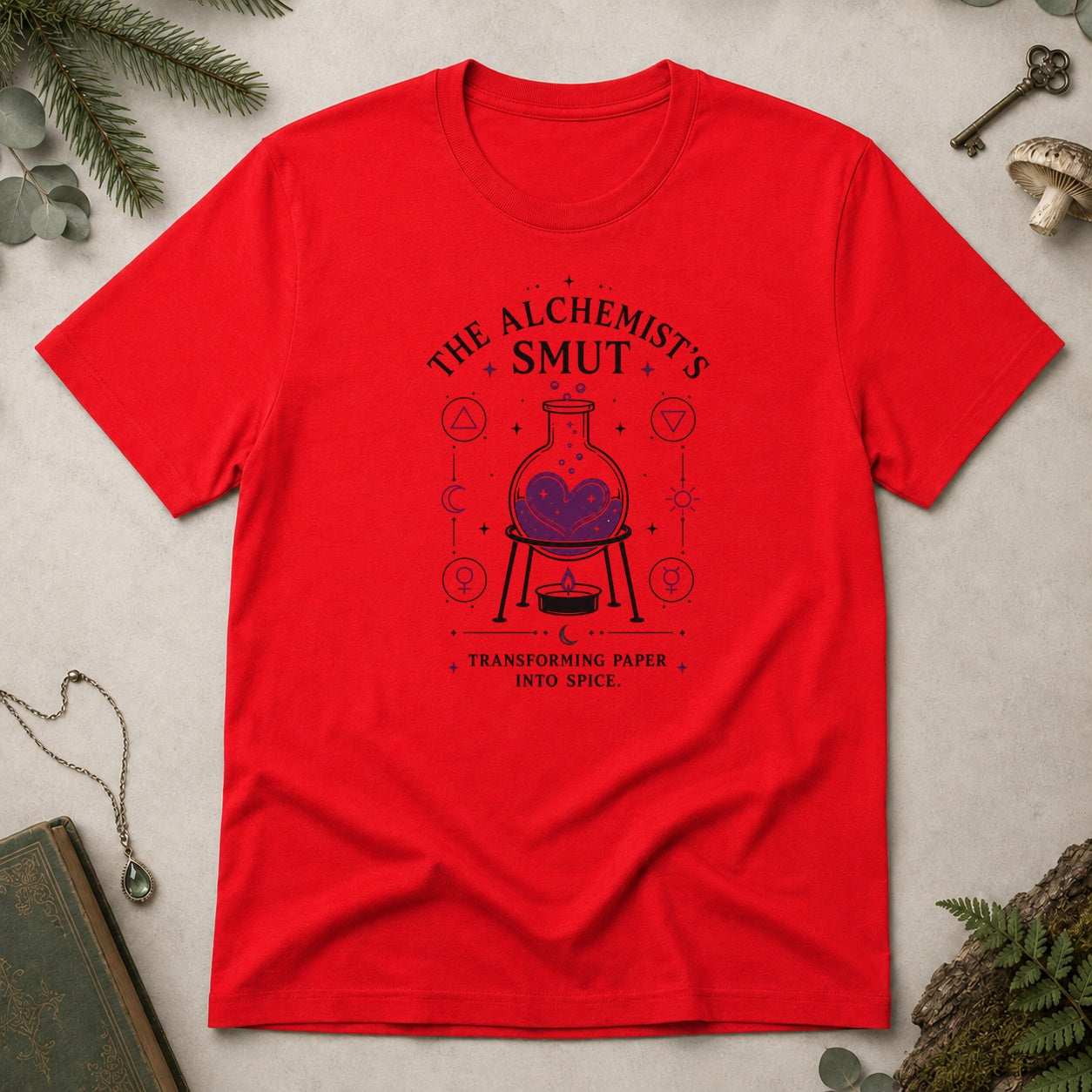 Alchemists Smut T-Shirt - Red
