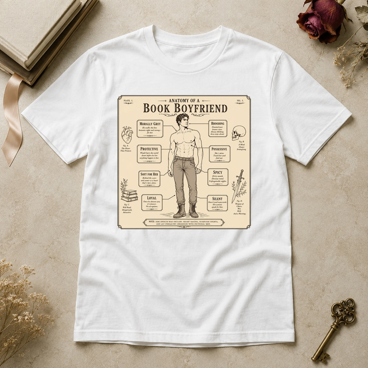 Anatomy of a Book Boyfriend T-Shirt