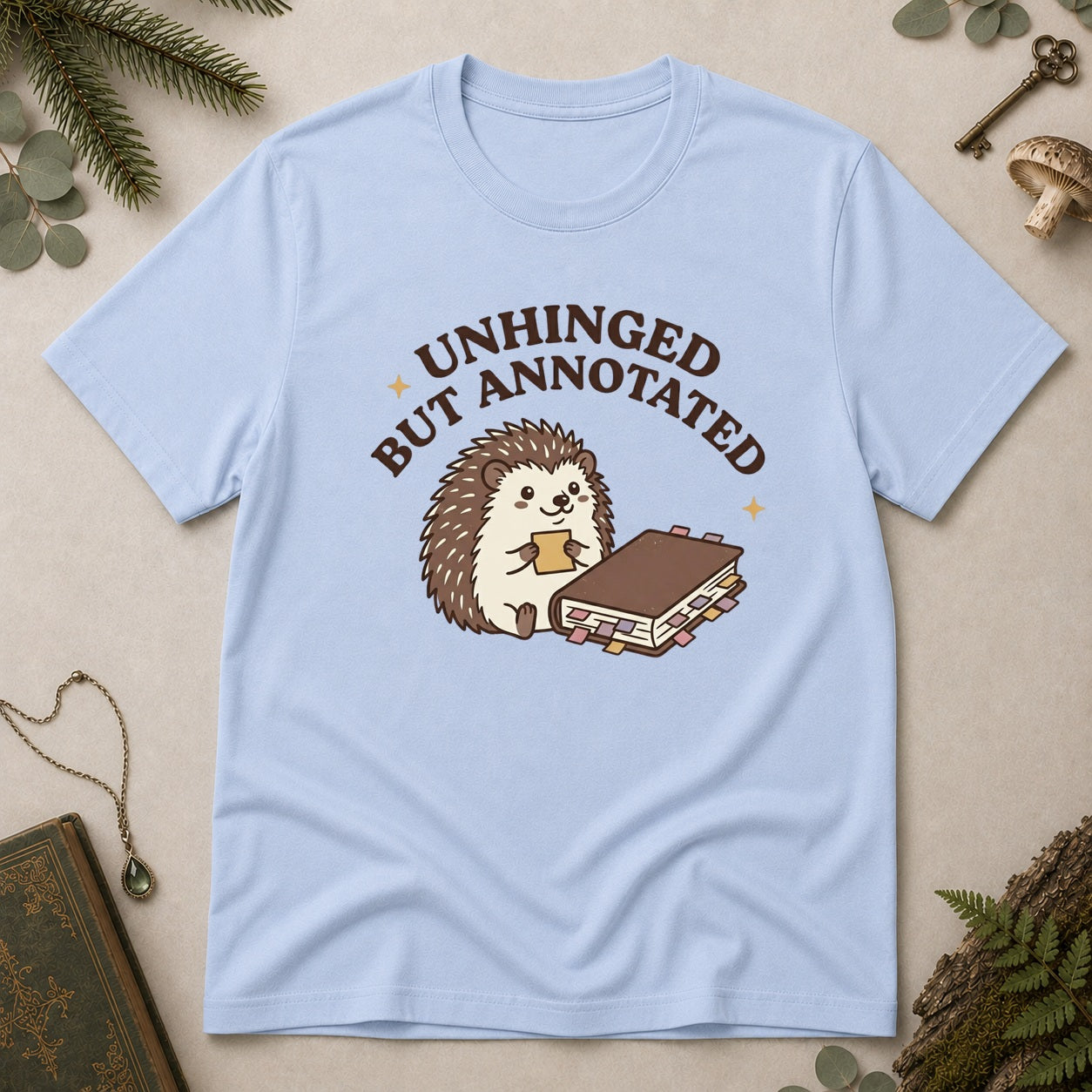 Annotated T-Shirt - Light Blue