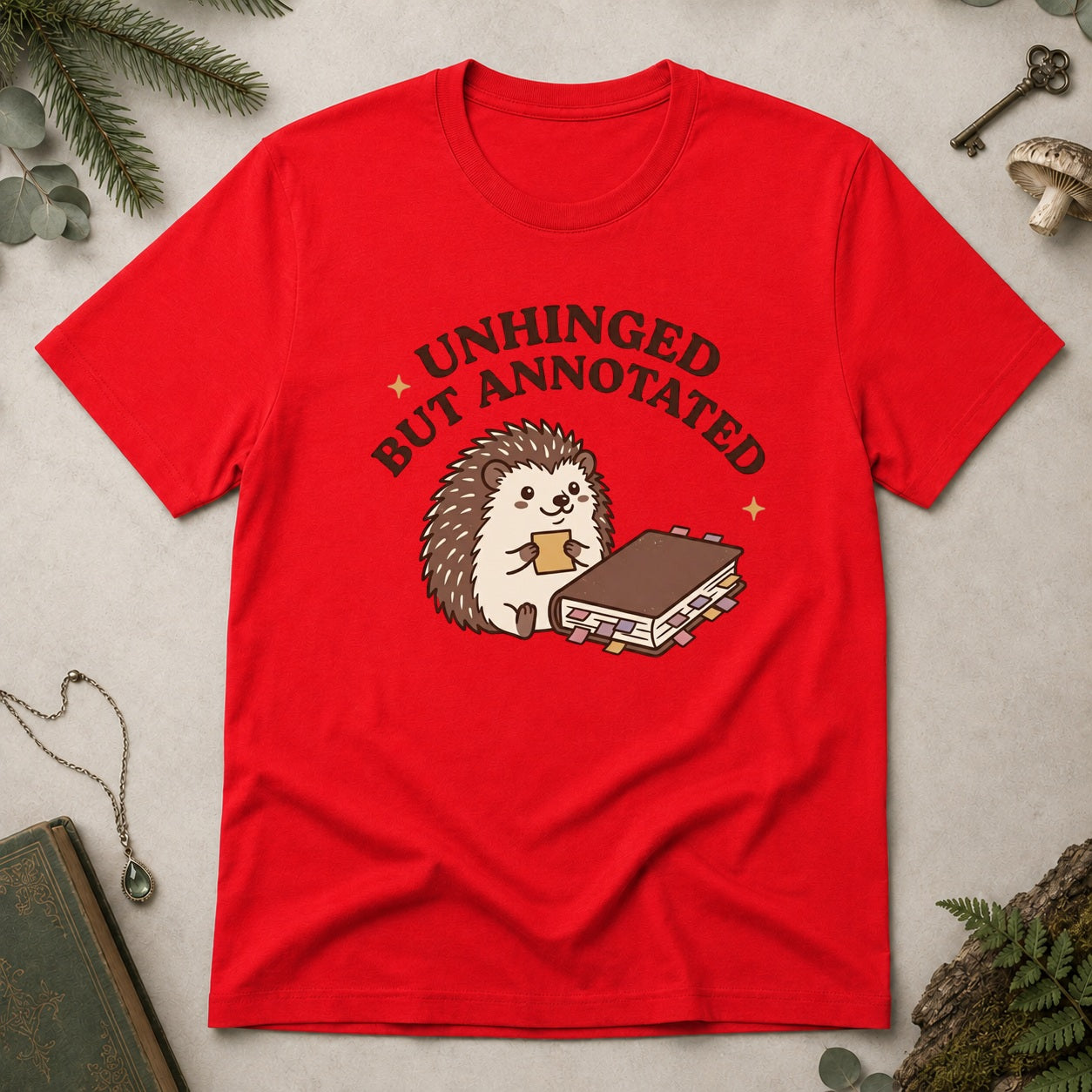 Annotated T-Shirt - Red