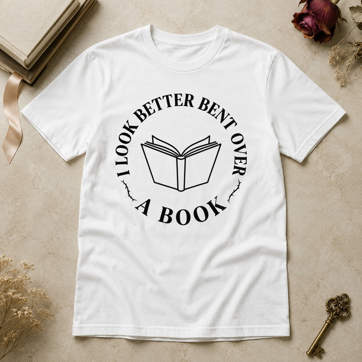 Bent Over a Book T-Shirt