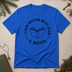 Bent Over a Book T-Shirt - Royal