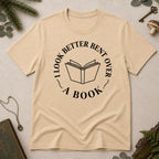Bent Over a Book T-Shirt - Sand
