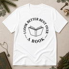 Bent Over a Book T-Shirt - White