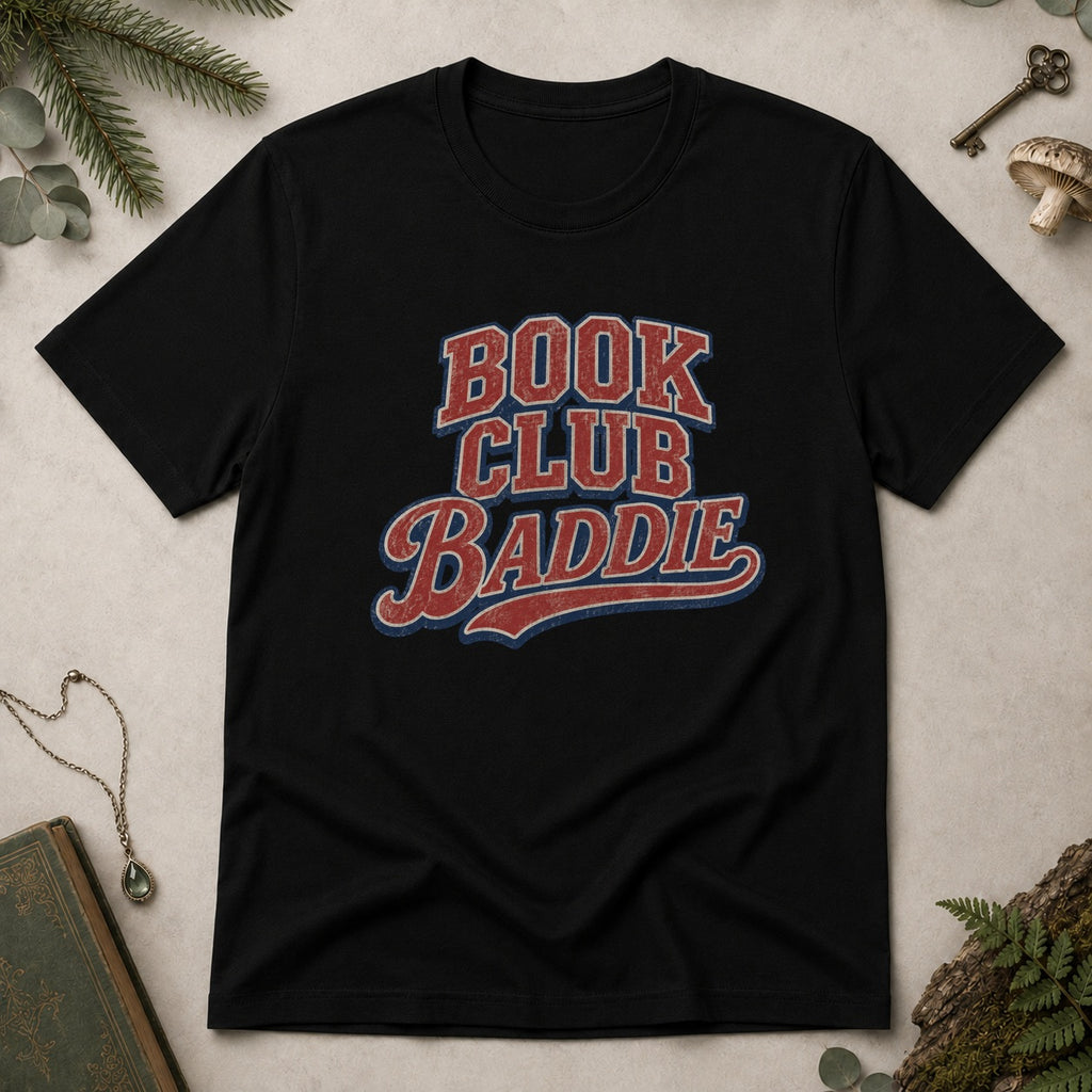 Book Club Baddie T-Shirt - Black