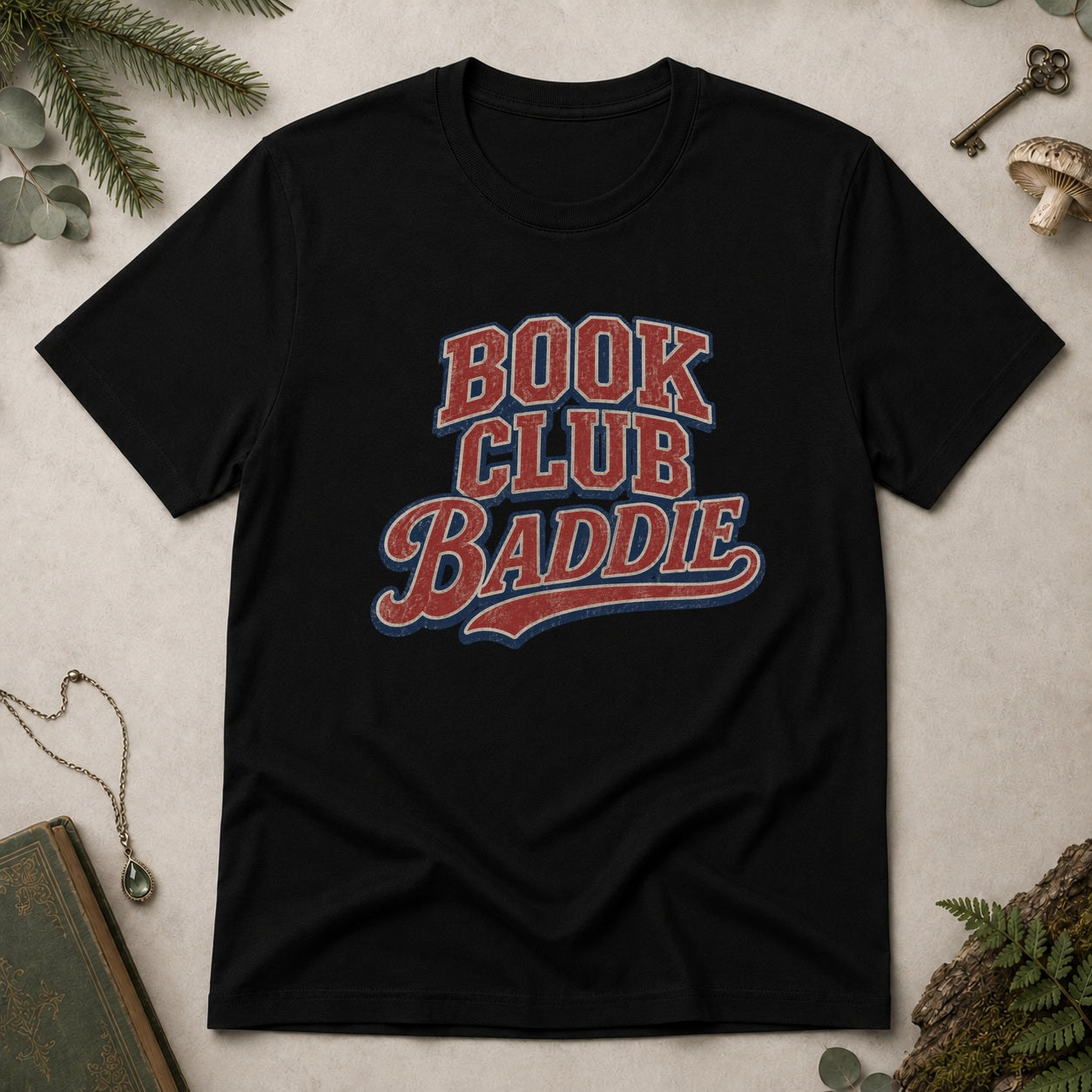 Book Club Baddie T-Shirt - Black