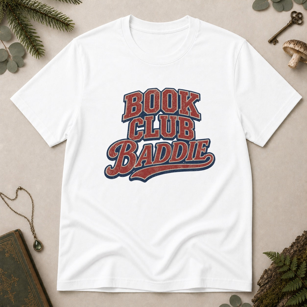 Book Club Baddie T-Shirt - White