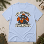 Book Dragon Temper T-Shirt - Light Blue