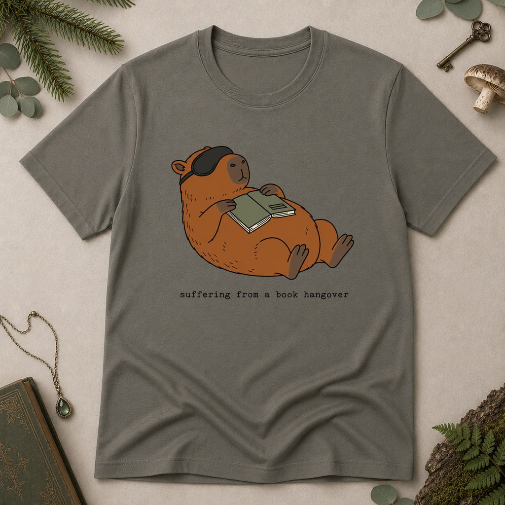 Book Hangover T-Shirt - Charcoal
