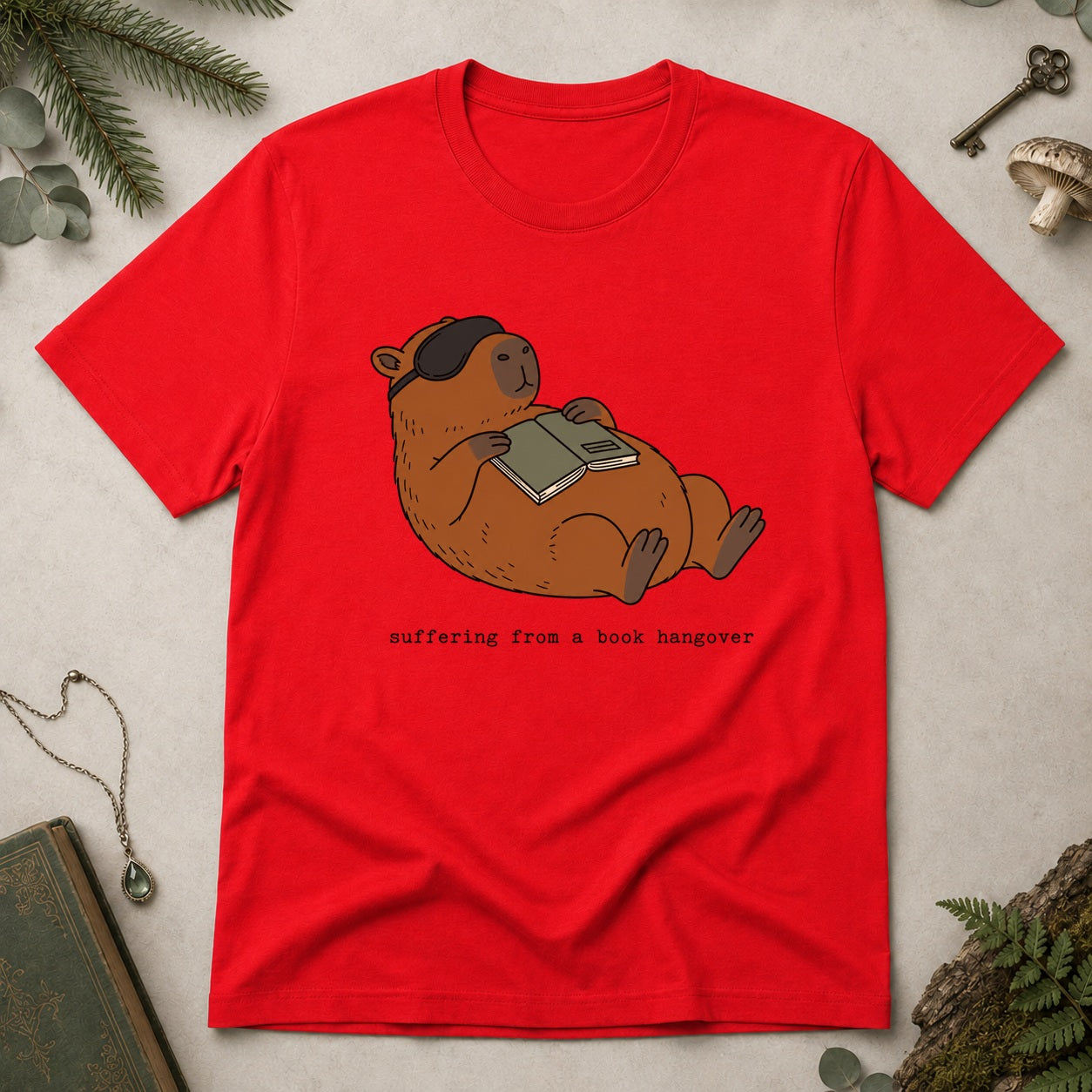 Book Hangover T-Shirt - Red