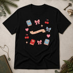 Books, Bows & Bad Decisions T-Shirt - Black