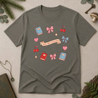 Books, Bows & Bad Decisions T-Shirt - Charcoal