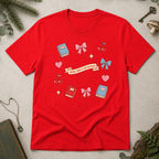 Books, Bows & Bad Decisions T-Shirt - Red