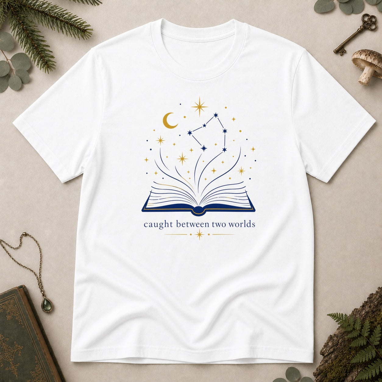 Caught Between Worlds T-Shirt - White