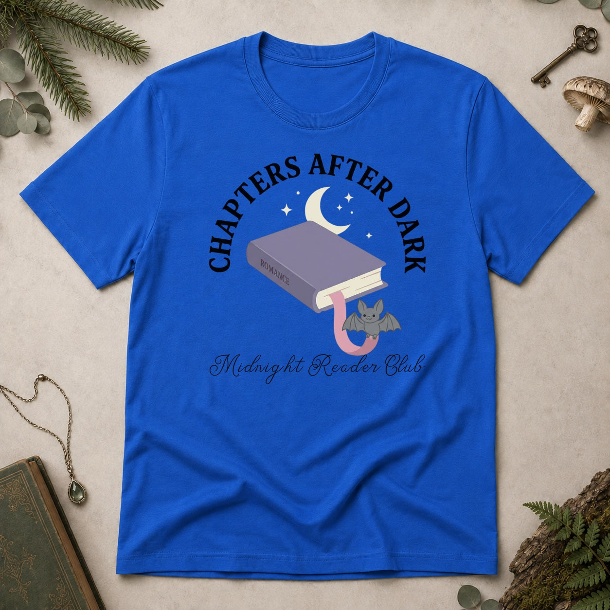 Chapters After Dark T-Shirt - Royal