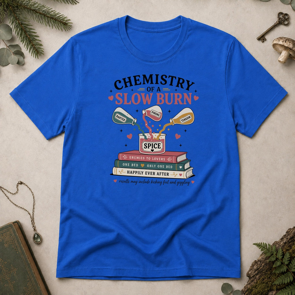 Chemistry of a Slow Burn T-Shirt - Royal