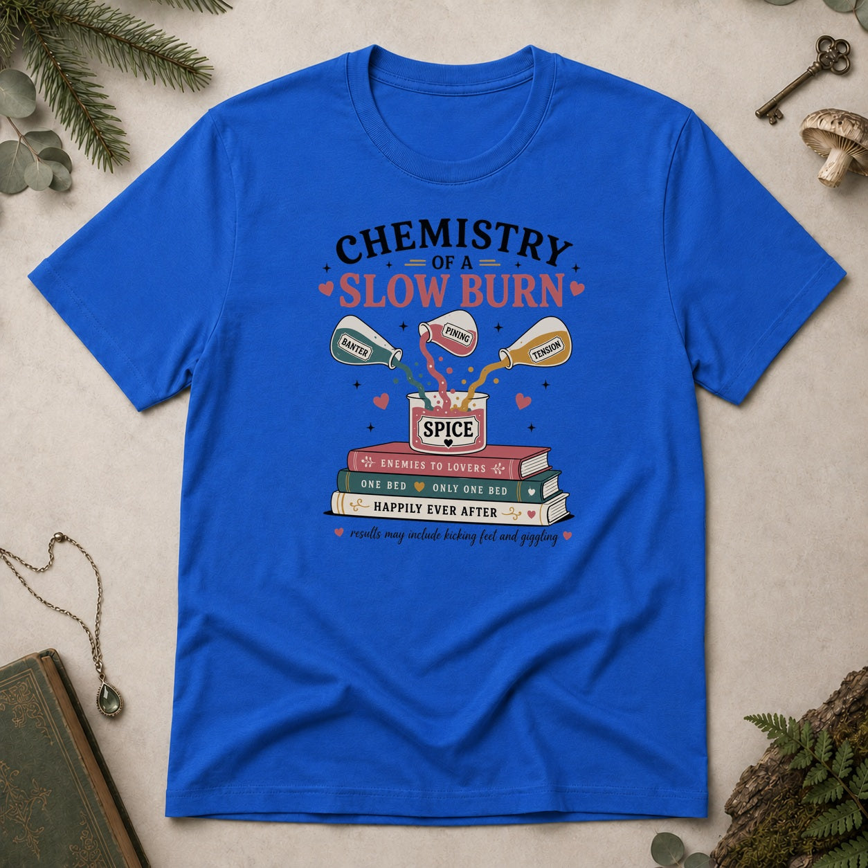 Chemistry of a Slow Burn T-Shirt - Royal
