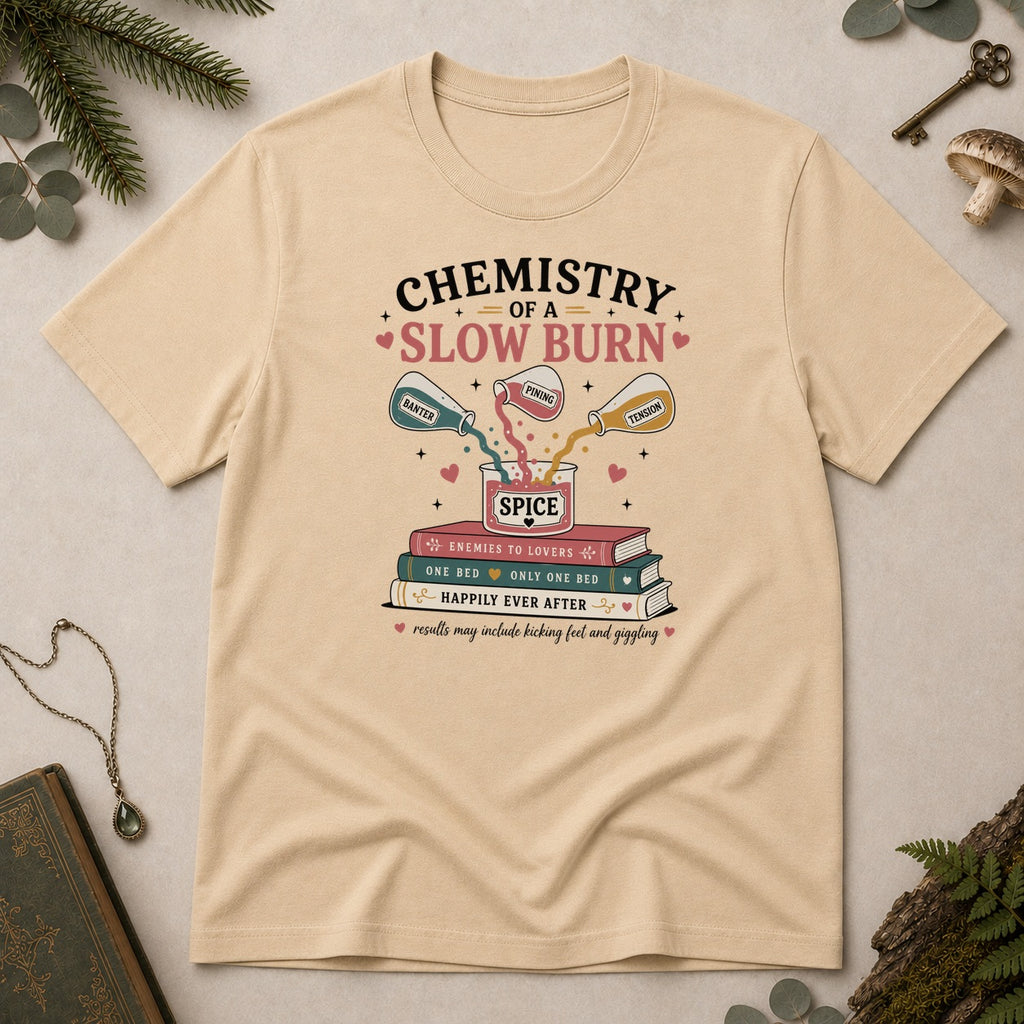 Chemistry of a Slow Burn T-Shirt - Sand