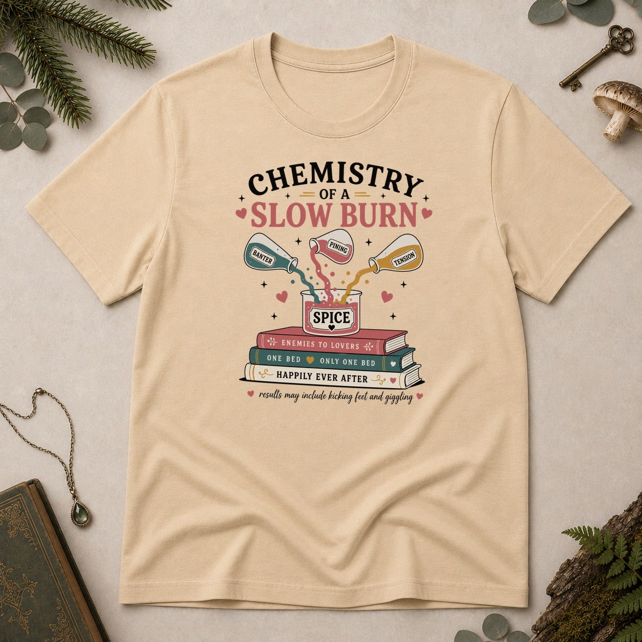 Chemistry of a Slow Burn T-Shirt - Sand