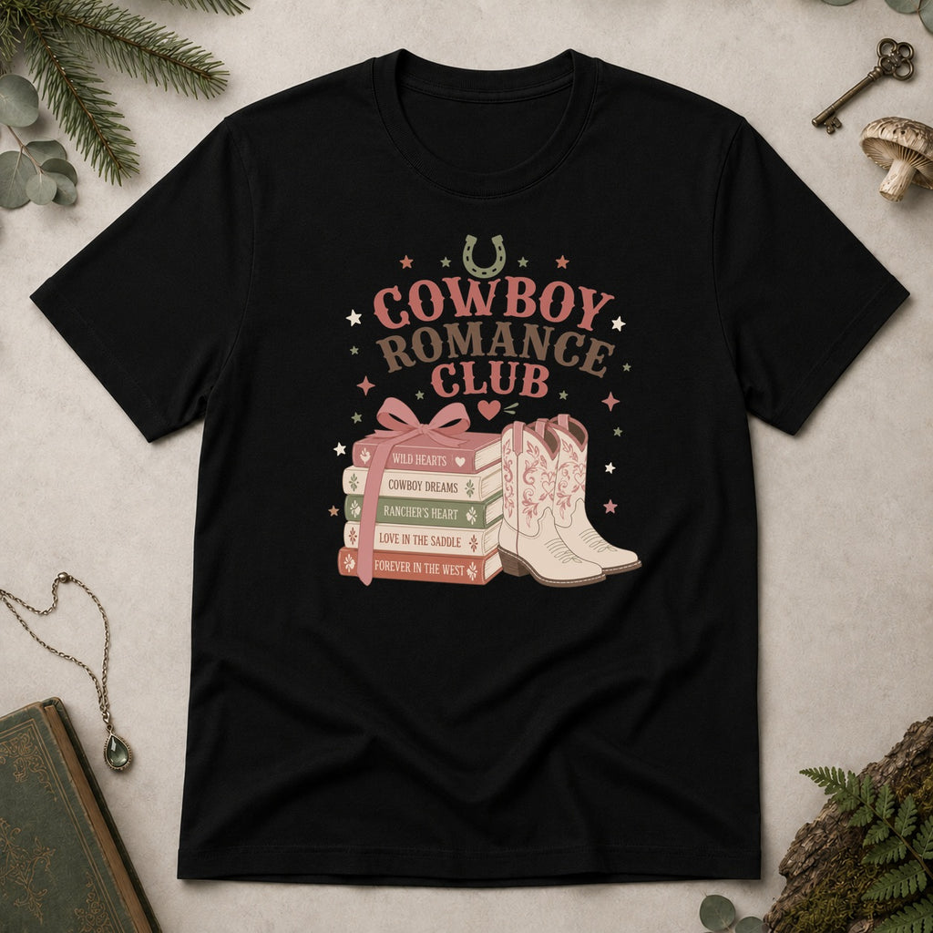 Cowboy Romance Club T-Shirt - Black