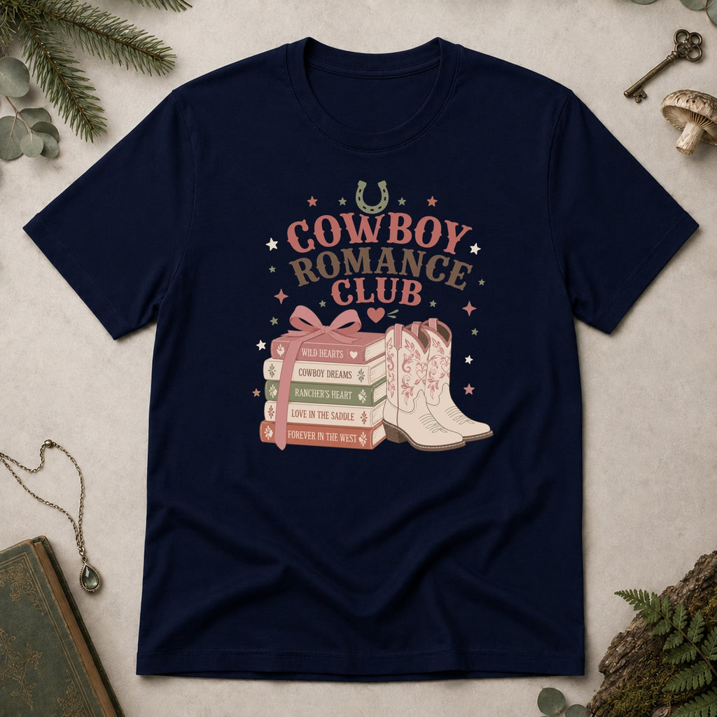 Cowboy Romance Club T-Shirt - Navy
