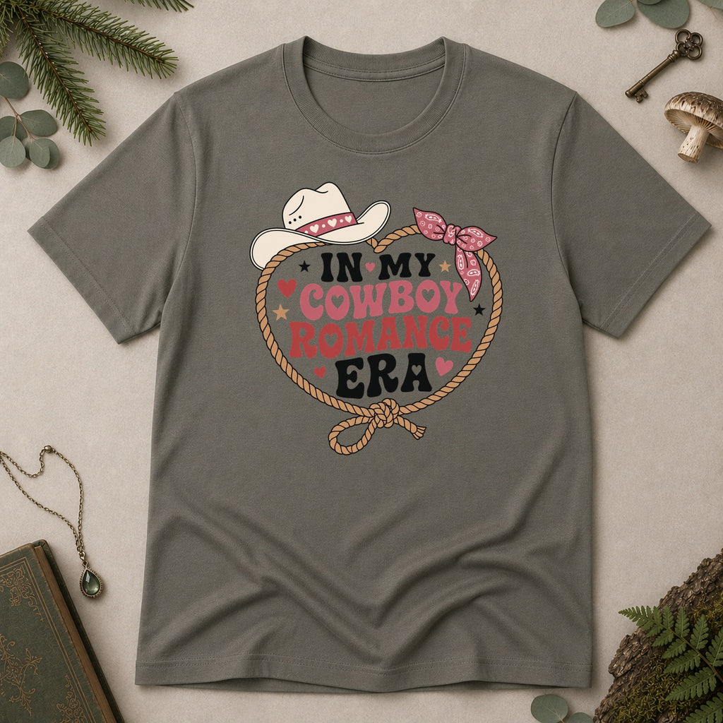Cowboy Romance Era T-Shirt - Charcoal