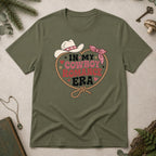 Cowboy Romance Era T-Shirt - Military Green