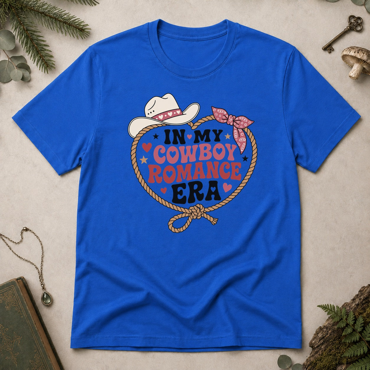 Cowboy Romance Era T-Shirt - Royal
