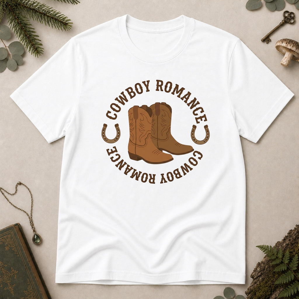 Cowboy Romance T-Shirt - White