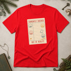 Currently Checked Out of Reality T-Shirt - Red