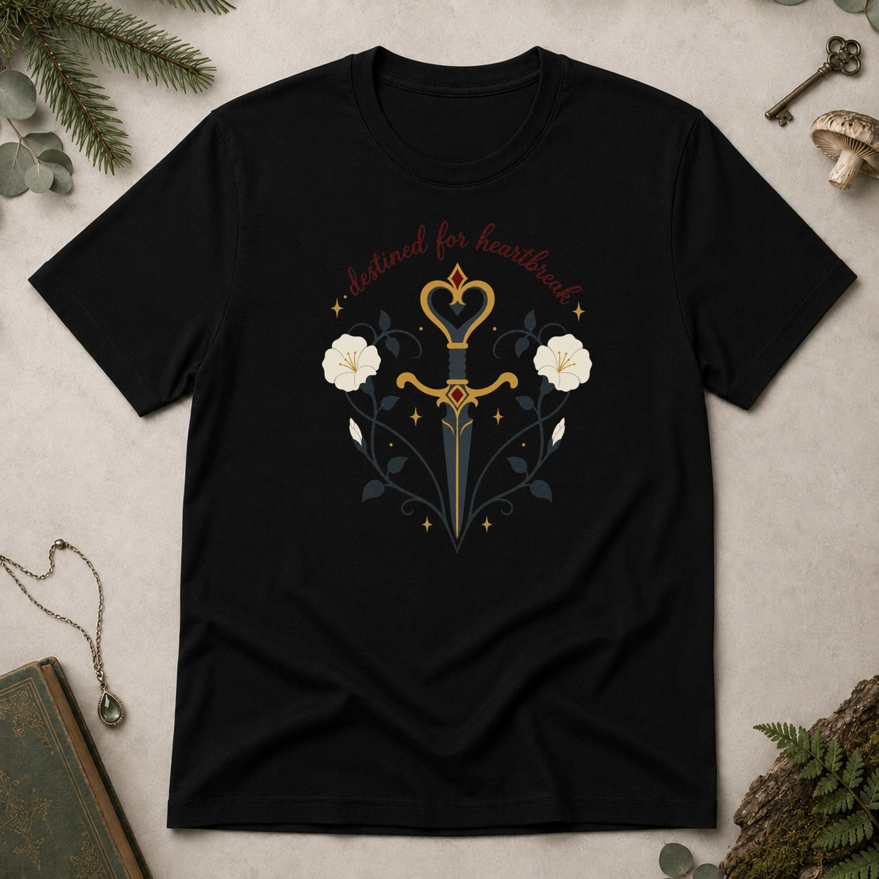Destined for Heartbreak T-Shirt - Black