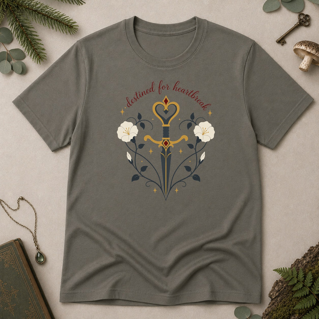 Destined for Heartbreak T-Shirt - Charcoal
