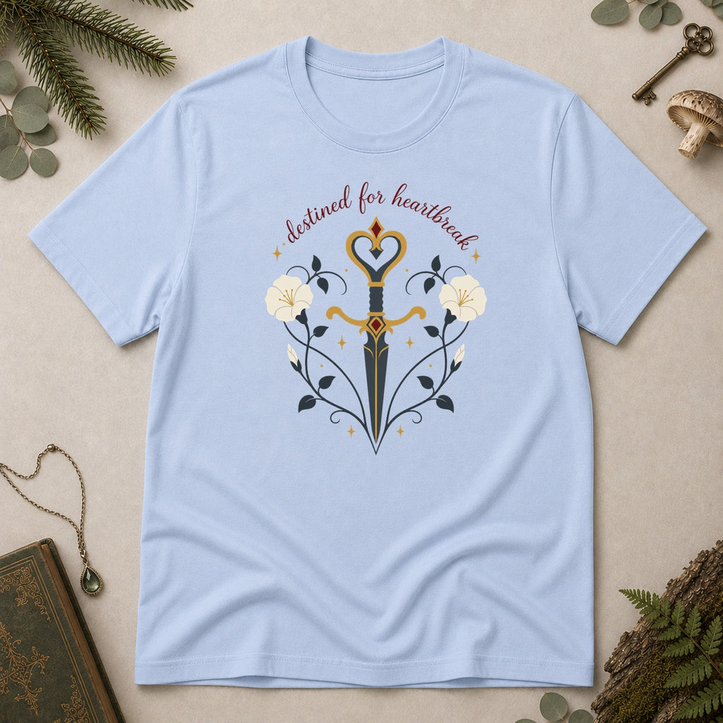 Destined for Heartbreak T-Shirt - Light Blue