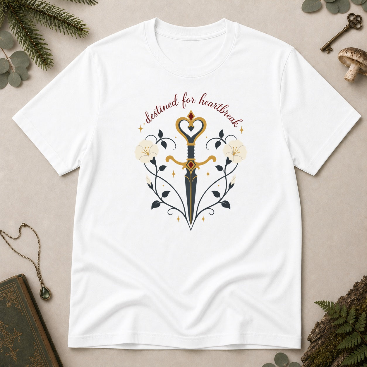 Destined for Heartbreak T-Shirt - White
