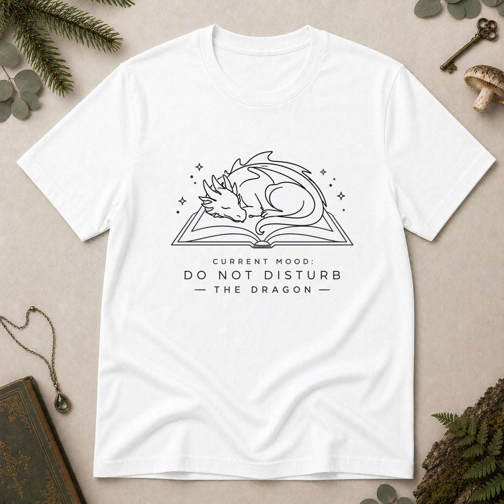 Do Not Disturb the Dragon T-Shirt - White