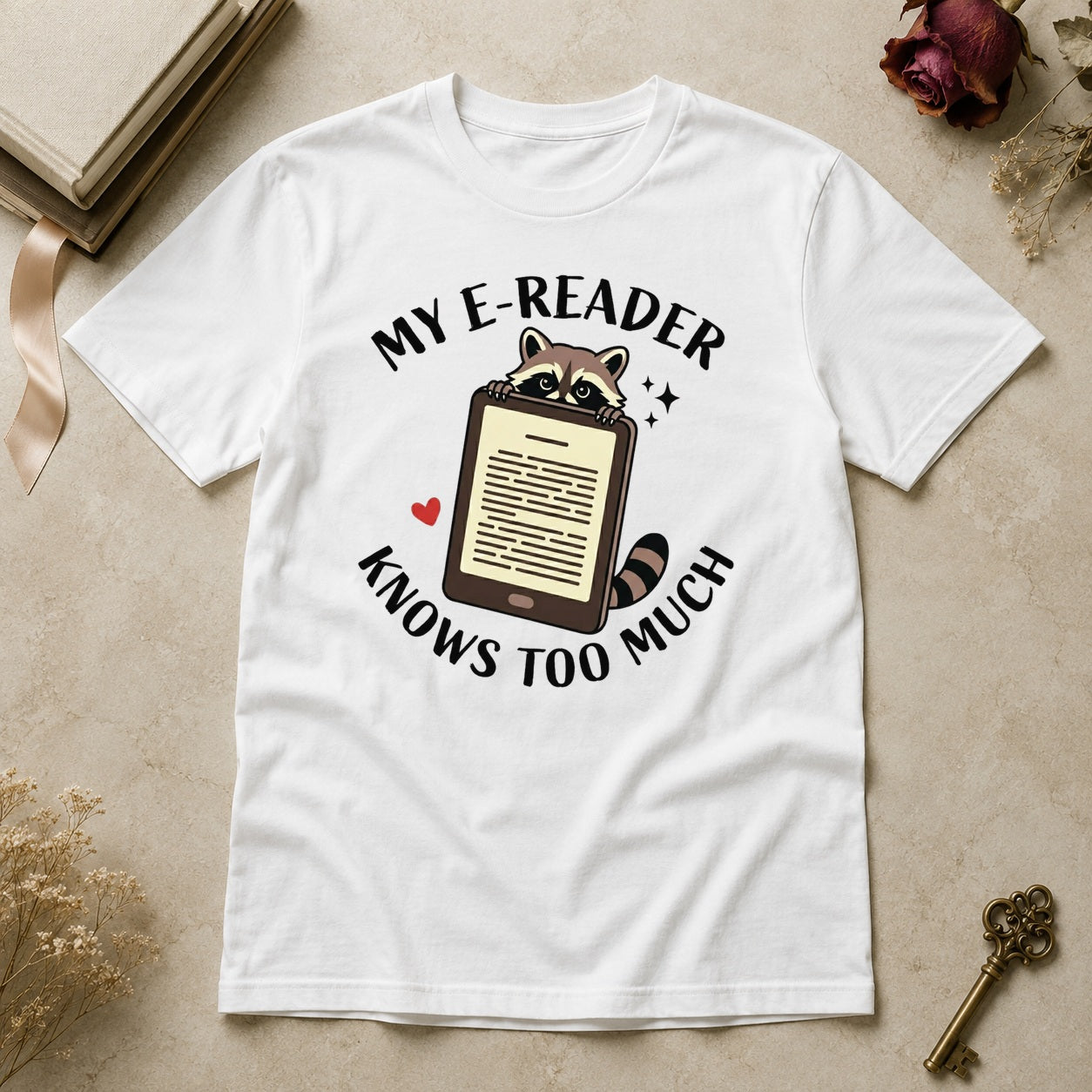 E Reader Knows Too Much T-Shirt