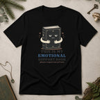 Emotional Support Book T-Shirt - Black