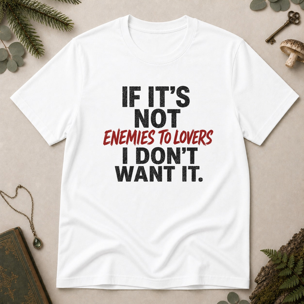Enemies to Lovers T-Shirt - White