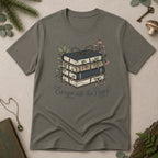 Escape Into the Pages T-Shirt - Charcoal