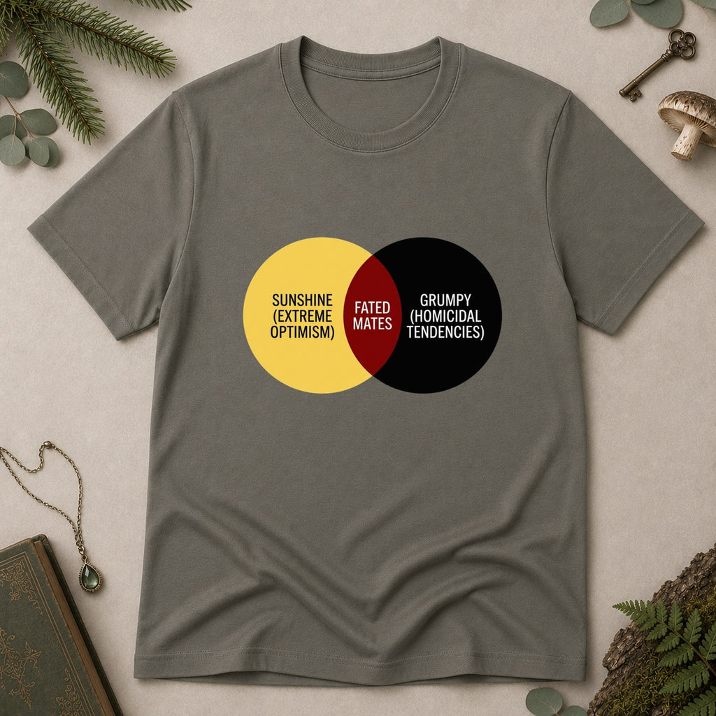 Fated Mates T-Shirt - Charcoal