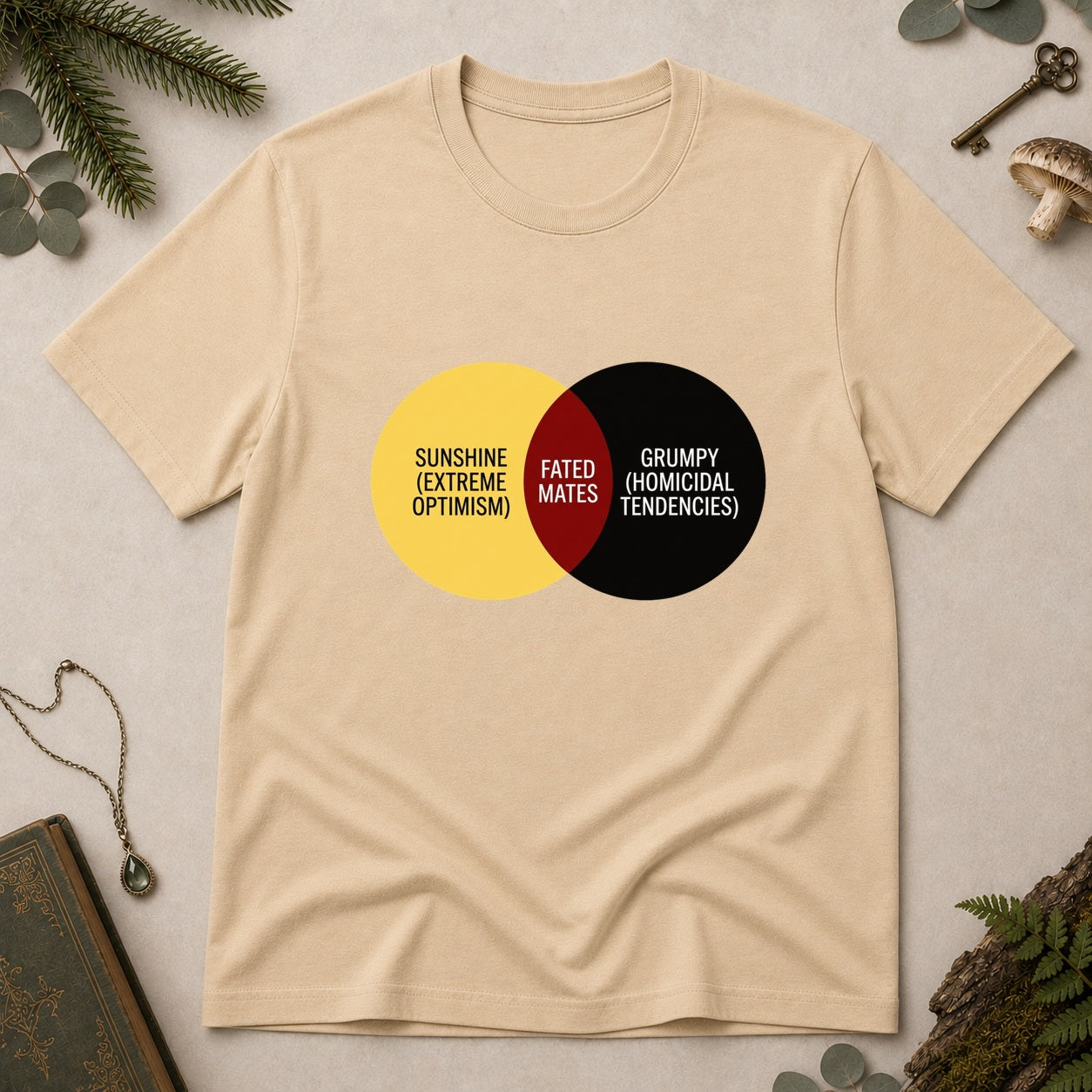 Fated Mates T-Shirt - Sand