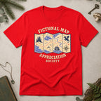 Fictional Map Appreciation Society T-Shirt - Red