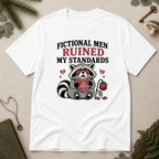 Fictional Men Ruined my Standards T-Shirt - White