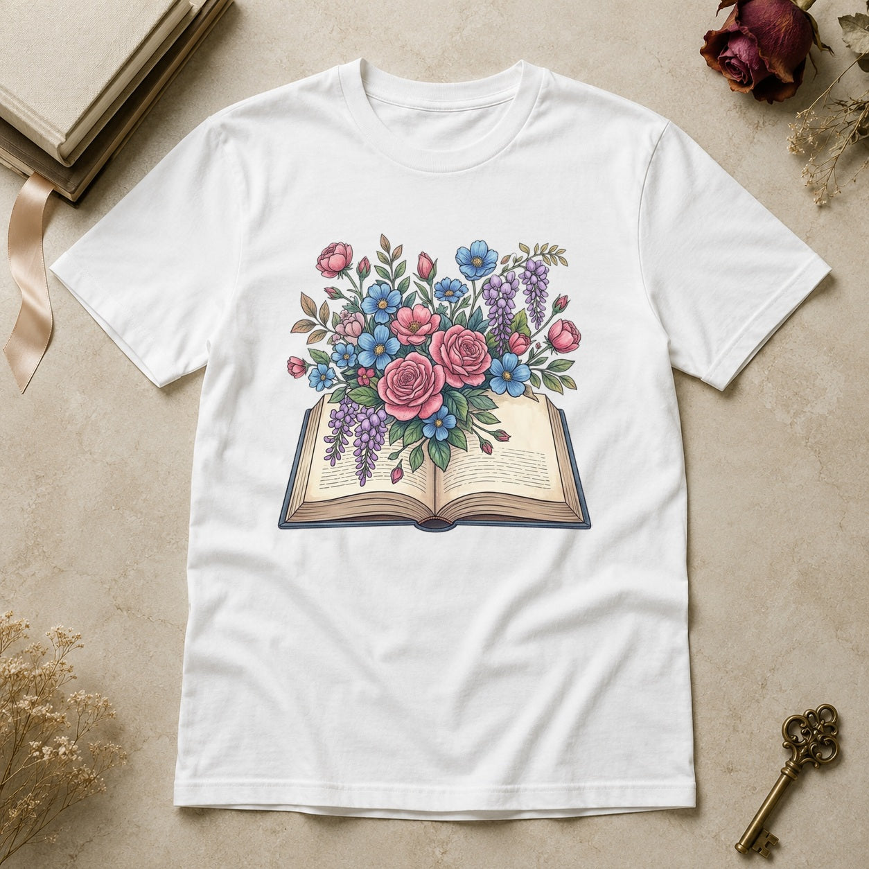 Flower Book T-Shirt