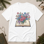 Flower Book T-Shirt - White